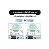 Sleepy Natural Bio Ultra Ped 20 Adet Normal + 40 Adet Uzun Günlük Kadın Pedi