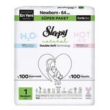 Sleepy Natural Double Soft 1 No 2-5 Kg 64'Lü (8'Li Paket)