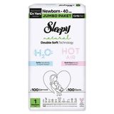 Sleepy Natural Double Soft No:1 Yenidoğan 40 Adet Bebek Bezi