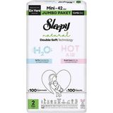 Sleepy Natural Double Soft No:2 Mini 126 Adet Bebek Bezi