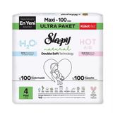 Sleepy Natural Double Soft No:4 Maxi 400 Adet Külot Bebek Bezi