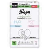 Sleepy Natural Double Soft No:6 XLarge 62 Adet Külot Bebek Bezi