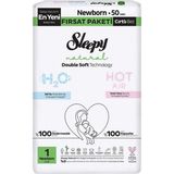 Sleepy Natural Fırsat Paketi 1 Numara 50'li (2-5 Kg) Yenidoğan - 1 Beden (2 - 5 kg) / 50 Adet
