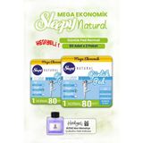 Sleepy Natural Günlük Ped Normal 80'li X2 ve Rosıe Oda Kokusu - 1