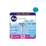 Sleepy Natural Günlük Ped Uzun 32'Li X 24 (768 Adet)