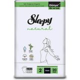 Sleepy Natural Hijyenik Ped Uzun 20 Adet*2 Paket Toplam 40 Adet - 1