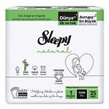 Sleepy Natural No:1 Yenidoğan 25 Adet Bebek Bezi