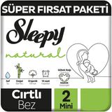 Sleepy Natural No:2 Mini 320 Adet Bebek Bezi
