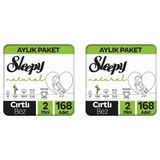 Sleepy Natural No:2 Mini 336 Adet Bebek Bezi