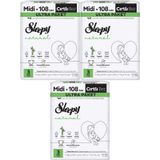 Sleepy Natural No:3 Midi 324 Adet Bebek Bezi