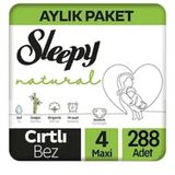 Sleepy Natural No:4 Maxi 288 Adet Bebek Bezi