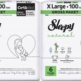 Sleepy Natural No:6 XLarge 124 Adet Bebek Bezi