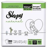 Sleepy Natural No:6 XLarge 192 Adet Bebek Bezi