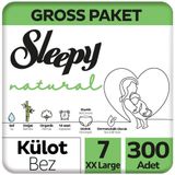 Sleepy Natural No:7 XXLarge 300 Adet Külot Bebek Bezi
