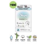 Sleepy Natural Premium Plus Hijyenik Ped Mega Paket 30'lu 3 Numara Gece