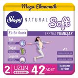 Sleepy Natural Soft Ekstra Yumuşak Uzun 42x5 210 Adet Ped
