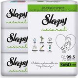 Sleepy Natural Ultra Hassas Bebek Islak Mendil 3x60 Adet