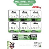 Sleepy Natural Ultra Hassas Hijyenik Ped 24'lü Normal X 6 Paket ve ROSIE