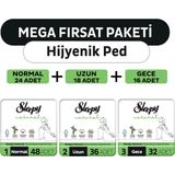 Sleepy Natural Ultra Hassas Hijyenik Ped Mega Fırsat Paketi 116 Adet