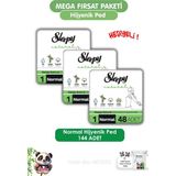 Sleepy Natural Ultra Hassas Hijyenik Ped Normal 144 Adet ve Rosie Bebek Temizleme Mendili