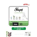 Sleepy Natural Ultra Hassas Hijyenik Ped Uzun 20 Adet Ped ve ROSIE