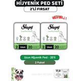 Sleepy Natural Ultra Hassas Hijyenik Ped Uzun 80 Adet Ped ve Rosie Bebek Temizleme Mendili - 1