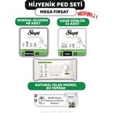 Sleepy Natural Ultra Hassas Ped Normal 48'li,günlük Ped 32'li, Natural 60'lı Mendil ve Rosıe - 1