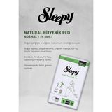 Sleepy Natural Ultra Normal Hijyenik Ped 24 Adet Hipoalerjenik Güçlü Yapışkan Arka Yüzey - 1