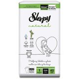 Sleepy Natural Yeni Doğan Bebek Bezi 1 Beden 40'lı