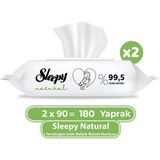 Sleepy Natural Yenidoğan 180 Yaprak Islak Mendil