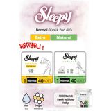 Sleepy Normal Günlük Ped 40'lı Doğal Koku ve Rosie Hediye ile Ekstra Rahatlık Sunar - 1