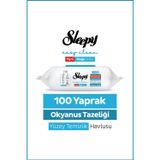 Sleepy Ocean Yüzey Temizlik Havlusu Mendili Okyanus Tazeliği 100 Yaprak