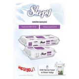 Sleepy Orkide Bahçesi Mop ve Yüzey Havlusu, Rosie pamuk hediye