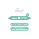 Sleepy Perine Bölgesi Vücut Temizleme Havlusu 4x50 (200 Yaprak)