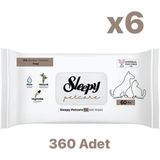 Sleepy Petcare Islak Havlu Kedi ve Köpekler İçin Doğal Bambu ve Bitkisel Gliserin 360 Adet