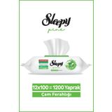 Sleepy Pine Yüzey Temizlik Havlusu&Mendili Çam Ferahlığı 12x100 (1200 Yaprak)
