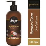 Sleepy Premium Brown Care Doğal Hindistan Cevizi 500 ml Sıvı Sabun