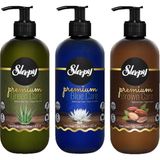 Sleepy Premium Sıvı Sabun Karma Set 500 ml Aloe Vera, Lotus Çiçeği ve Argan Kokusuyla
