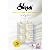 Sleepy Sensitive 17 AL 15 ÖDE 50'li Islak Bebek Mendili ve Bebe Temizleme Pamuğu