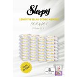 Sleepy Sensitive 28 AL 25 ÖDE Islak Bebek Mendili 50'li ve Bebe Temizleme Pamuğu