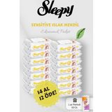 Sleepy Sensitive 90' lı Islak Mendil 14 AL 12 Öde Hediyeli