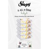 Sleepy Sensitive 90'Lı Islak Mendil 5 Al 4 Öde Ve Rosie Pamuk
