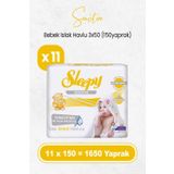 Sleepy Sensitive Islak Bebek Mendil 3x50 x 11 Adet (1650 Yaprak)