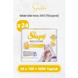 Sleepy Sensitive Islak Bebek Mendil 3x50 x 24 Adet (3600 Yaprak)