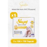 Sleepy Sensitive Islak Bebek Mendil 3x50 x 5 Adet (750 Yaprak)