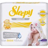 Sleepy Sensitive Islak Havlu 3 X 50 Yaprak (5'Li Paket)