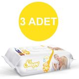 Sleepy Sensitive Islak Havlu 3 x 90'lı Kokusuz 270 Yaprak Bebekler İçin Uygun Dermatolojik Test Edilmiş