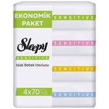 Sleepy Sensitive Islak Havlu 4X70'LI (5'li Paket)