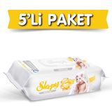 Sleepy Sensitive Islak Havlu 90LI 5'li