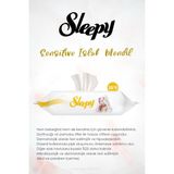 Sleepy Sensitive Islak Mendil 25 Yaprak Bebekler İçin Dermatolojik Olarak Test Edilmiş